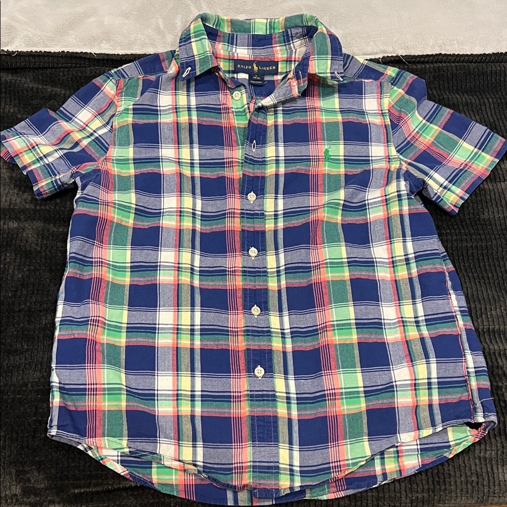 Ralph Lauren Kids Multicolor Plaid Button-Down Shirt